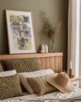 Moving In and Out of Traffic I Crop by Mike Schick. shown as a paper print in a natural frame. Available as a archival giclee rolled canvas, fine art paper, or poster print. SKU 30619h.