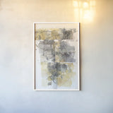Moving In and Out of Traffic I Crop by Mike Schick. shown as a paper print in a white frame. Available as a archival giclee rolled canvas, fine art paper, or poster print. SKU 30619h.