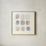 Natural Haze by Mike Schick. Shown in a natural wood glass frame for a timeless modern aesthetic. Available as an archival giclee rolled canvas, fine art paper, or poster print. SKU 71756a.