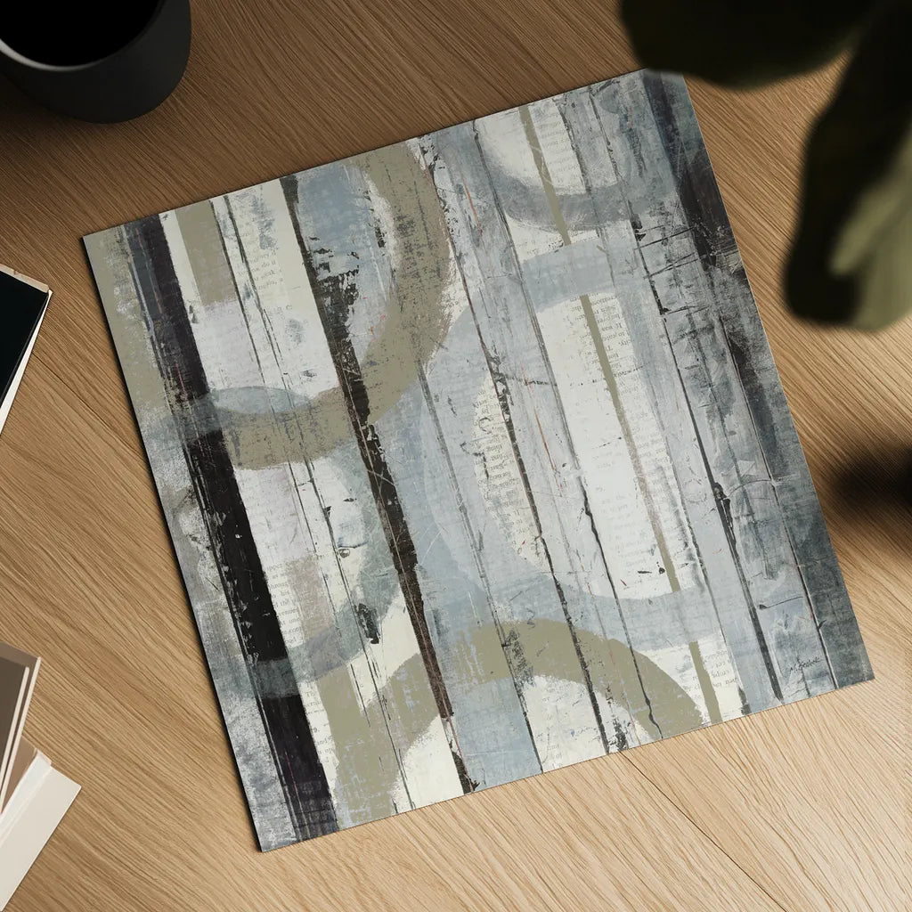 Neutral Zephyr I by Mike Schick. Shown as a detailed flat fine art print, highlighting archival giclee quality. Available as an archival giclee rolled canvas, fine art paper, or poster print. SKU 30075a.