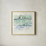 North Shore Crop by Mike Schick. Shown in a natural wood glass frame for a timeless modern aesthetic. Available as an archival giclee rolled canvas, fine art paper, or poster print. SKU 22201a.