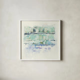 North Shore Crop by Mike Schick. Shown in a crisp white glass frame for a clean and minimalist style. Available as an archival giclee rolled canvas, fine art paper, or poster print. SKU 22201a.