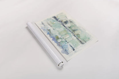 North Shore Crop by Mike Schick. shown as a rolled paper print. Available as archival giclee rolled canvas, fine art paper, or poster print. SKU 22201i.