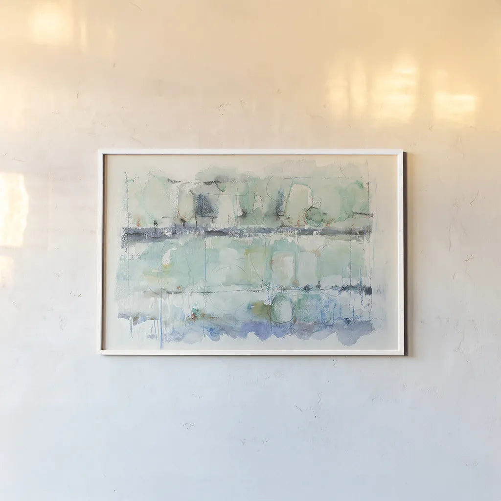 North Shore Crop by Mike Schick. shown as a paper print in a white frame. Available as a archival giclee rolled canvas, fine art paper, or poster print. SKU 22201i.