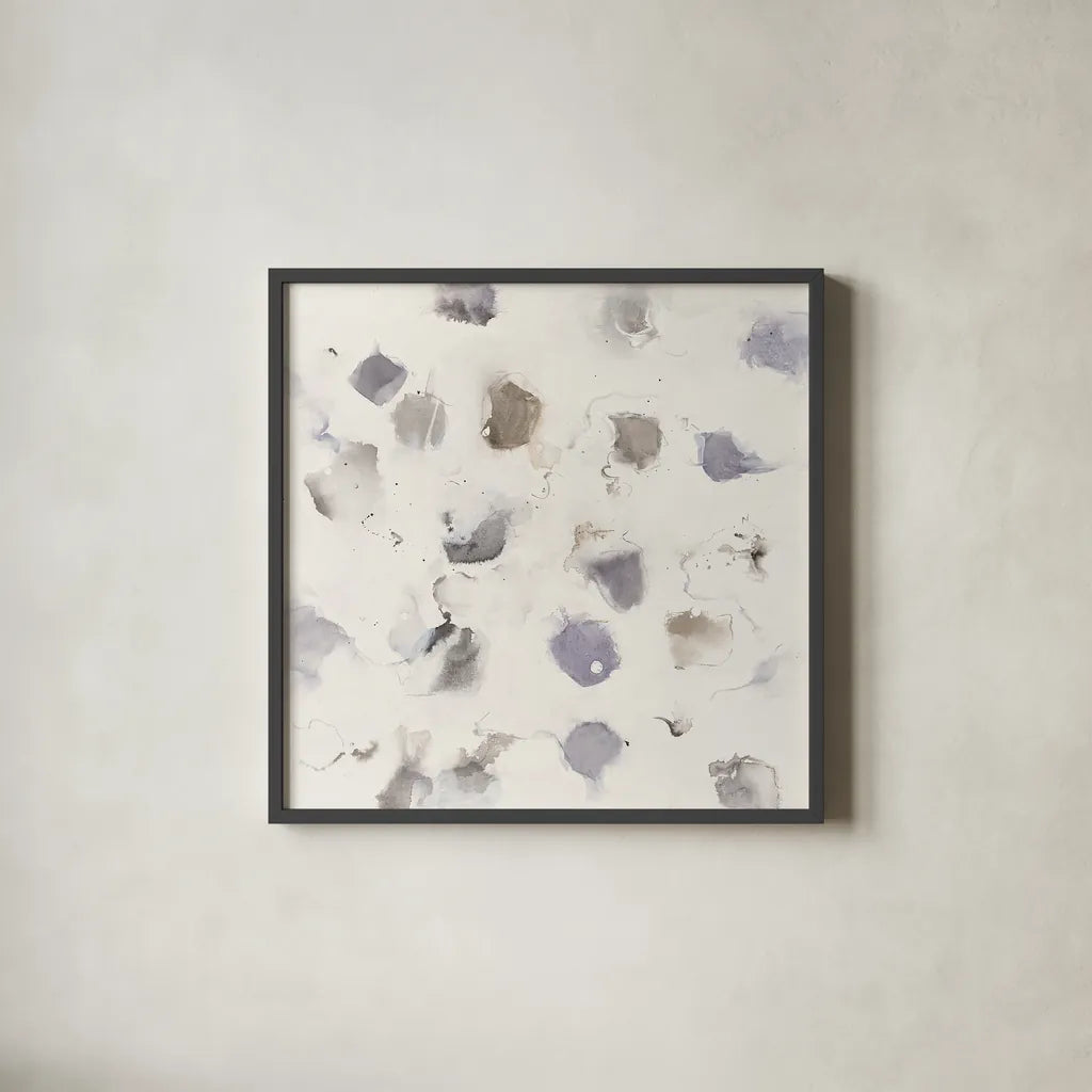 Nougat I by Mike Schick. Shown in a sleek black glass frame for a contemporary gallery look. Available as an archival giclee rolled canvas, fine art paper, or poster print. SKU 28625a.