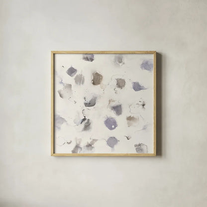 Nougat I by Mike Schick. Shown in a natural wood glass frame for a timeless modern aesthetic. Available as an archival giclee rolled canvas, fine art paper, or poster print. SKU 28625a.