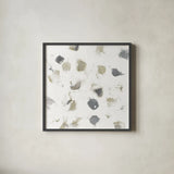 Nougat I Neutral by Mike Schick. Shown in a sleek black glass frame for a contemporary gallery look. Available as an archival giclee rolled canvas, fine art paper, or poster print. SKU 30072a.