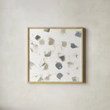 Nougat I Neutral by Mike Schick. Shown in a natural wood glass frame for a timeless modern aesthetic. Available as an archival giclee rolled canvas, fine art paper, or poster print. SKU 30072a.