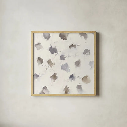 Nougat II by Mike Schick. Shown in a natural wood glass frame for a timeless modern aesthetic. Available as an archival giclee rolled canvas, fine art paper, or poster print. SKU 28626a.