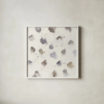 Nougat II by Mike Schick. Shown in a crisp white glass frame for a clean and minimalist style. Available as an archival giclee rolled canvas, fine art paper, or poster print. SKU 28626a.