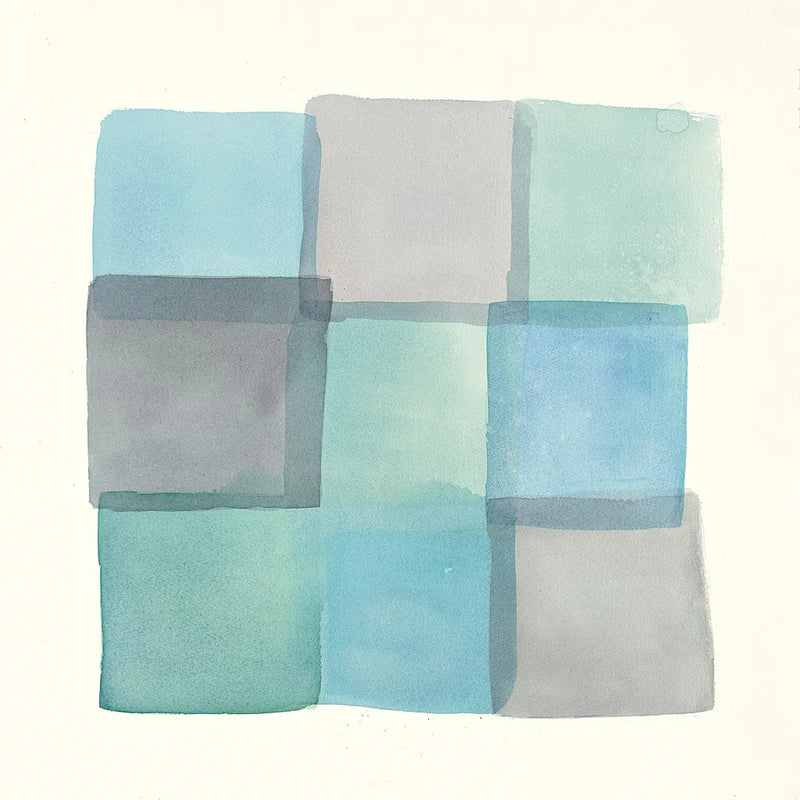 Overlap II by Mike Schick. SKU 21614a. Archival Giclee Fine art print for wall decor.