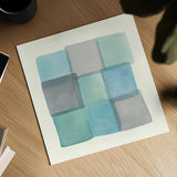 Overlap II by Mike Schick. Shown as a detailed flat fine art print, highlighting archival giclee quality. Available as an archival giclee rolled canvas, fine art paper, or poster print. SKU 21614a.