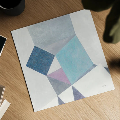 Paper Cut by Mike Schick. Shown as a detailed flat fine art print, highlighting archival giclee quality. Available as an archival giclee rolled canvas, fine art paper, or poster print. SKU 36025a.