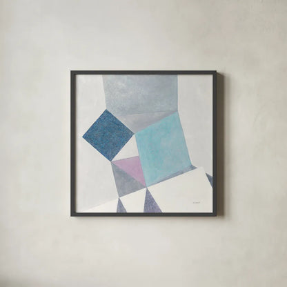 Paper Cut by Mike Schick. Shown in a sleek black glass frame for a contemporary gallery look. Available as an archival giclee rolled canvas, fine art paper, or poster print. SKU 36025a.