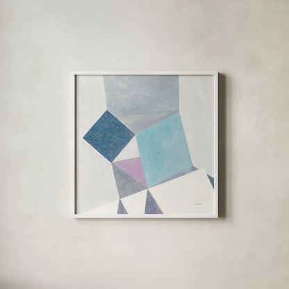 Paper Cut by Mike Schick. Shown in a crisp white glass frame for a clean and minimalist style. Available as an archival giclee rolled canvas, fine art paper, or poster print. SKU 36025a.