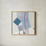 Paper Cut II by Mike Schick. Shown in a natural wood glass frame for a timeless modern aesthetic. Available as an archival giclee rolled canvas, fine art paper, or poster print. SKU 36369a.