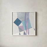 Paper Cut II by Mike Schick. Shown in a crisp white glass frame for a clean and minimalist style. Available as an archival giclee rolled canvas, fine art paper, or poster print. SKU 36369a.