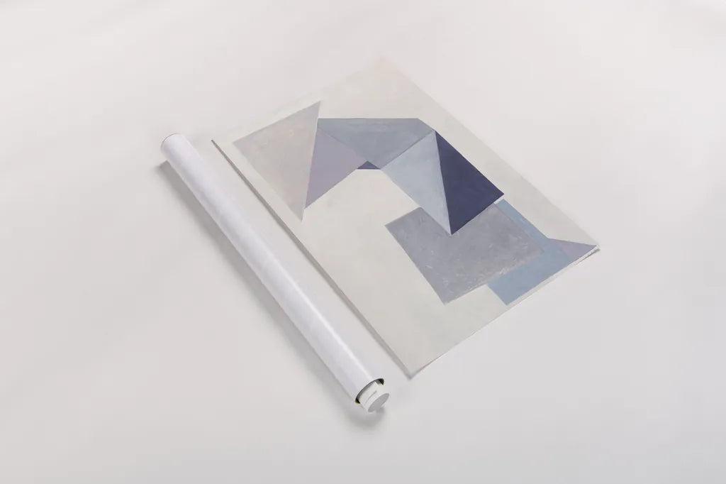 Paper Trail by Mike Schick. shown as a rolled paper print. Available as archival giclee rolled canvas, fine art paper, or poster print. SKU 36024h.