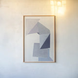 Paper Trail by Mike Schick. shown as a paper print in a natural frame. Available as a archival giclee rolled canvas, fine art paper, or poster print. SKU 36024h.