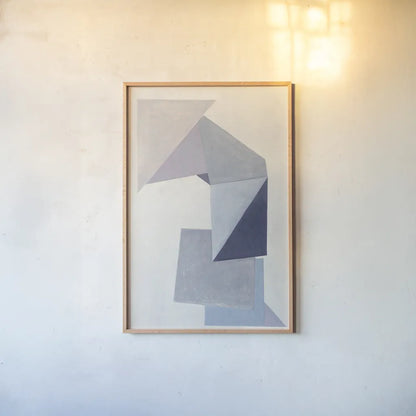 Paper Trail by Mike Schick. shown as a paper print in a natural frame. Available as a archival giclee rolled canvas, fine art paper, or poster print. SKU 36024h.