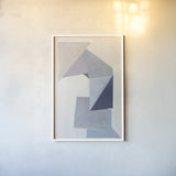 Paper Trail by Mike Schick. shown as a paper print in a white frame. Available as a archival giclee rolled canvas, fine art paper, or poster print. SKU 36024h.