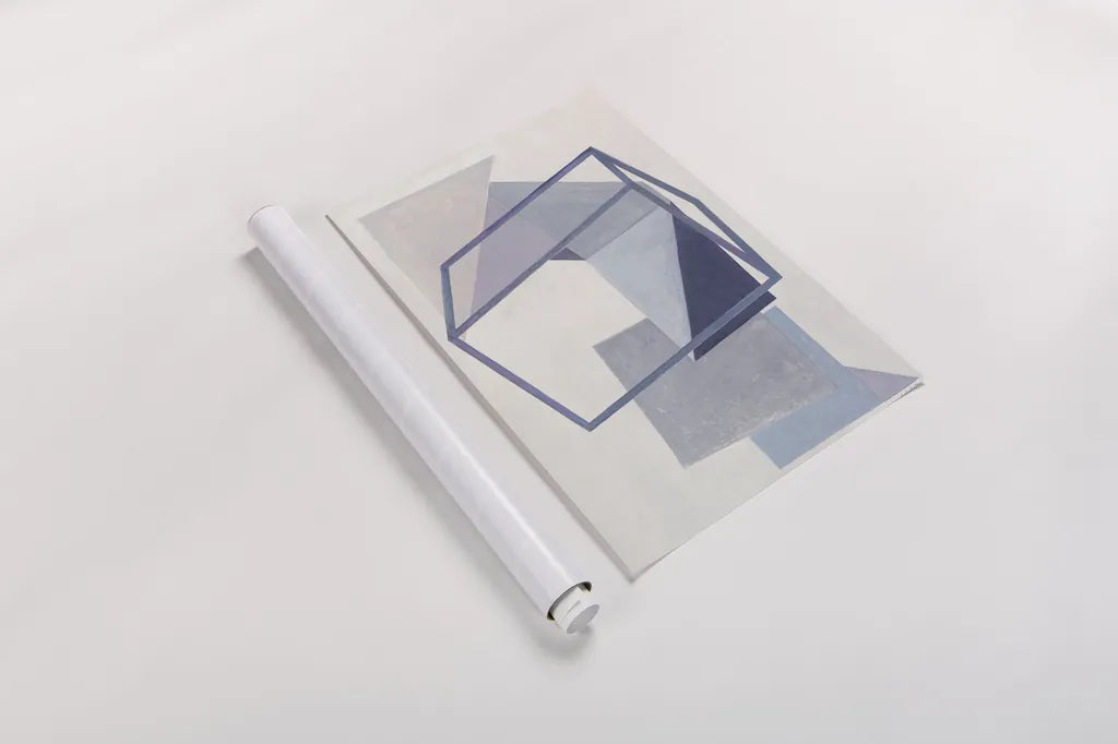 Paper Trail III by Mike Schick. shown as a rolled paper print. Available as archival giclee rolled canvas, fine art paper, or poster print. SKU 36367h.