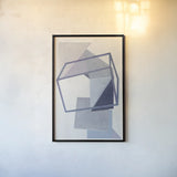 Paper Trail III by Mike Schick. shown as a paper print in a black flame. Available as a archival giclee rolled canvas, fine art paper, or poster print. SKU 36367h.