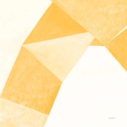 Paper Work I Yellow by Mike Schick. SKU 51728a. Archival Giclee Fine art print for wall decor.
