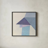 Paper Work II by Mike Schick. Shown in a sleek black glass frame for a contemporary gallery look. Available as an archival giclee rolled canvas, fine art paper, or poster print. SKU 36023a.