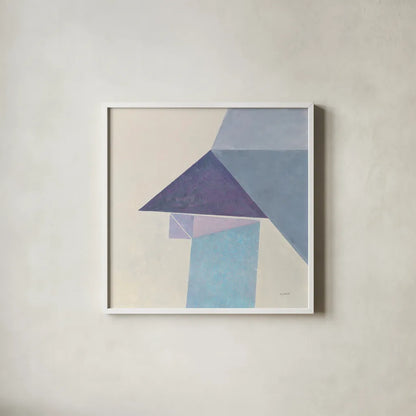 Paper Work II by Mike Schick. Shown in a crisp white glass frame for a clean and minimalist style. Available as an archival giclee rolled canvas, fine art paper, or poster print. SKU 36023a.