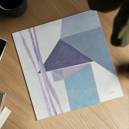 Paper Work III by Mike Schick. Shown as a detailed flat fine art print, highlighting archival giclee quality. Available as an archival giclee rolled canvas, fine art paper, or poster print. SKU 36368a.