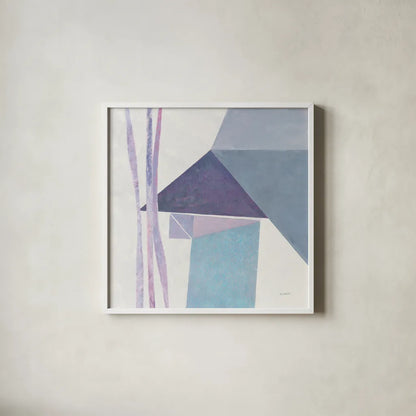 Paper Work III by Mike Schick. Shown in a crisp white glass frame for a clean and minimalist style. Available as an archival giclee rolled canvas, fine art paper, or poster print. SKU 36368a.