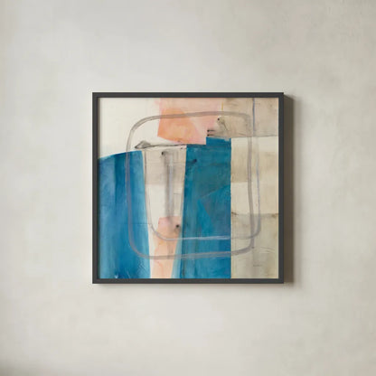 Passage I by Mike Schick. Shown in a sleek black glass frame for a contemporary gallery look. Available as an archival giclee rolled canvas, fine art paper, or poster print. SKU 34346a.