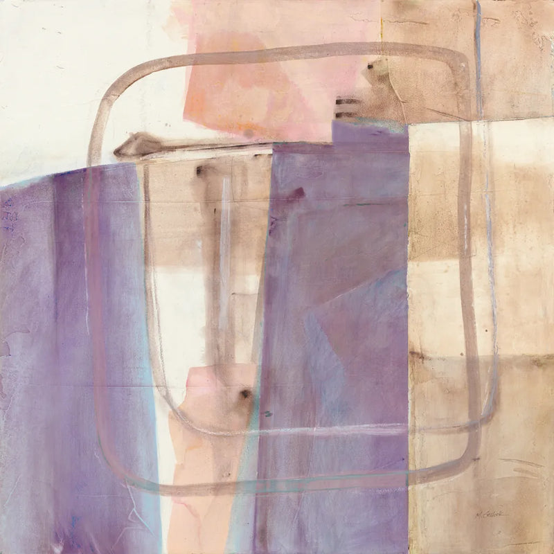 Passage I Blush Purple by Mike Schick. SKU 42716a. Archival Giclee Fine art print for wall decor.
