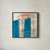 Passage I v2 by Mike Schick. Shown in a sleek black glass frame for a contemporary gallery look. Available as an archival giclee rolled canvas, fine art paper, or poster print. SKU 34984a.