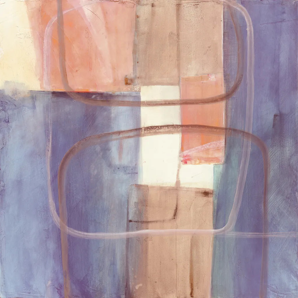 Passage II Blush Purple by Mike Schick. SKU 42717a. Archival Giclee Fine art print for wall decor.