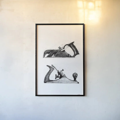 Planes by Mike Schick. shown as a paper print in a black flame. Available as a archival giclee rolled canvas, fine art paper, or poster print. SKU 58753h.