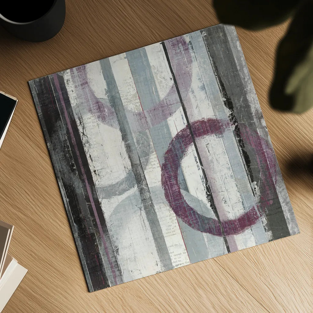 Plum Zephyr II by Mike Schick. Shown as a detailed flat fine art print, highlighting archival giclee quality. Available as an archival giclee rolled canvas, fine art paper, or poster print. SKU 11113a.