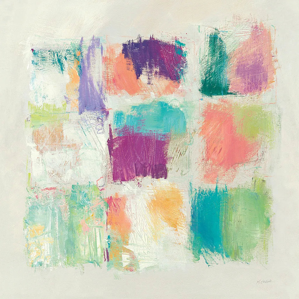 Popsicles II Stone by Mike Schick. SKU 28340a. Archival Giclee Fine art print for wall decor.