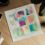Popsicles II Stone by Mike Schick. Shown as a detailed flat fine art print, highlighting archival giclee quality. Available as an archival giclee rolled canvas, fine art paper, or poster print. SKU 28340a.