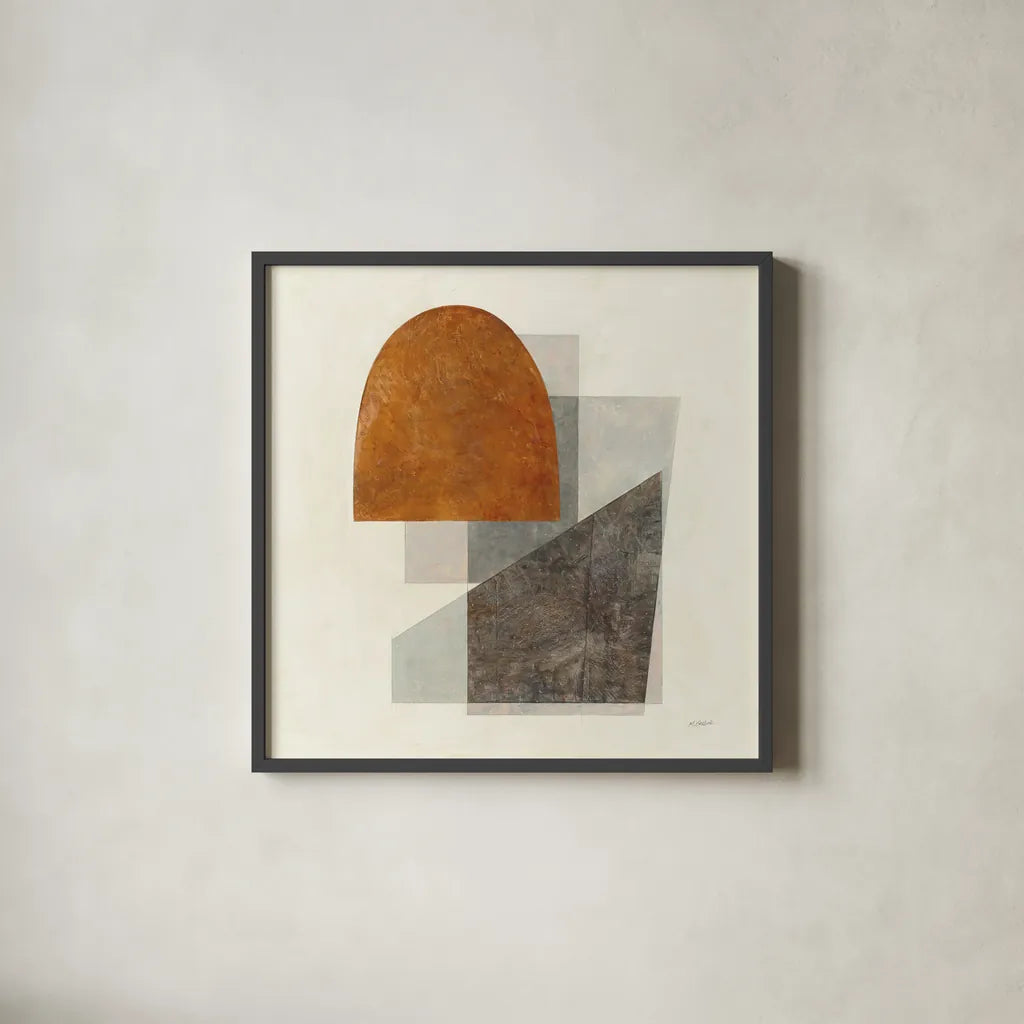 Quintet I by Mike Schick. Shown in a sleek black glass frame for a contemporary gallery look. Available as an archival giclee rolled canvas, fine art paper, or poster print. SKU 48849a.