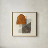 Quintet I by Mike Schick. Shown in a natural wood glass frame for a timeless modern aesthetic. Available as an archival giclee rolled canvas, fine art paper, or poster print. SKU 48849a.