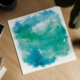 Sea Glass by Mike Schick. Shown as a detailed flat fine art print, highlighting archival giclee quality. Available as an archival giclee rolled canvas, fine art paper, or poster print. SKU 18240a.
