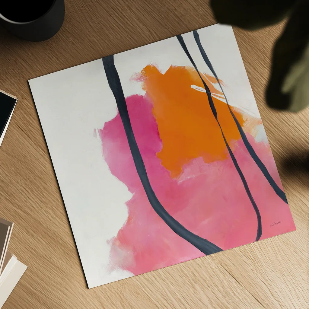 Somersault II by Mike Schick. Shown as a detailed flat fine art print, highlighting archival giclee quality. Available as an archival giclee rolled canvas, fine art paper, or poster print. SKU 34644a.