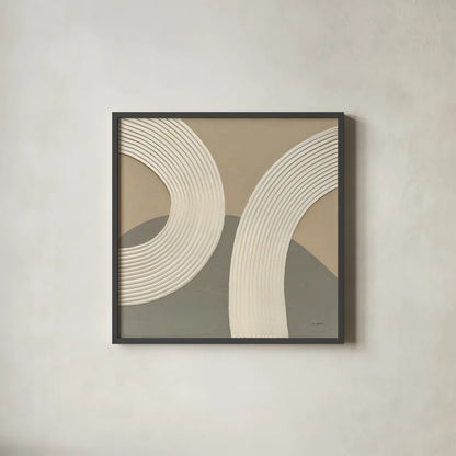 Somewhere I by Mike Schick. Shown in a sleek black glass frame for a contemporary gallery look. Available as an archival giclee rolled canvas, fine art paper, or poster print. SKU 86332a.