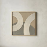 Somewhere I by Mike Schick. Shown in a natural wood glass frame for a timeless modern aesthetic. Available as an archival giclee rolled canvas, fine art paper, or poster print. SKU 86332a.
