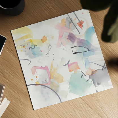 Stardust I by Mike Schick. Shown as a detailed flat fine art print, highlighting archival giclee quality. Available as an archival giclee rolled canvas, fine art paper, or poster print. SKU 27995a.