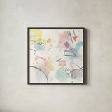 Stardust I by Mike Schick. Shown in a sleek black glass frame for a contemporary gallery look. Available as an archival giclee rolled canvas, fine art paper, or poster print. SKU 27995a.