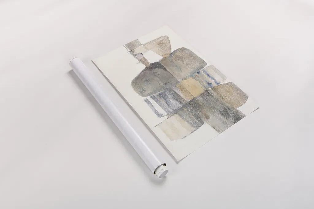 Stepping Stones by Mike Schick. shown as a rolled paper print. Available as archival giclee rolled canvas, fine art paper, or poster print. SKU 25912h.