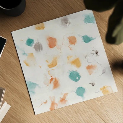 Sunflower Nougat I by Mike Schick. Shown as a detailed flat fine art print, highlighting archival giclee quality. Available as an archival giclee rolled canvas, fine art paper, or poster print. SKU 50120a.